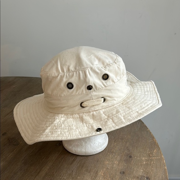 Cotton Safari Canvas Summer Hat Size 7 1/8 - Picture 3 of 11